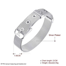 silver plated jewelry bracelet fine graceful bracelet smth00 J4U66