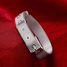 silver plated jewelry bracelet fine graceful bracelet smth00 J4U66