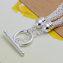 silver plated jewelry bracelet fine rose bracelet smth251 J4U66