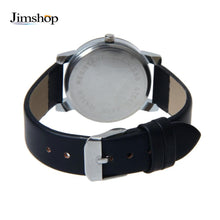 Men Fashion Leather Band Clock Analog Quartz Watch Wrist Watch Relojes Masculino Relojes Mujer Watch J4U66