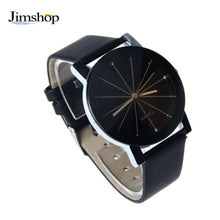 Men Fashion Leather Band Clock Analog Quartz Watch Wrist Watch Relojes Masculino Relojes Mujer Watch J4U66