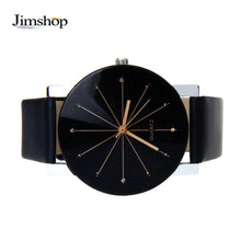 Men Fashion Leather Band Clock Analog Quartz Watch Wrist Watch Relojes Masculino Relojes Mujer Watch J4U66