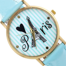 4 Colors Fashion Leather strap Anchor GENEVA Watches Women Dress Watches J4U66