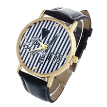 4 Colors Fashion Leather strap Anchor GENEVA Watches Women Dress Watches J4U66