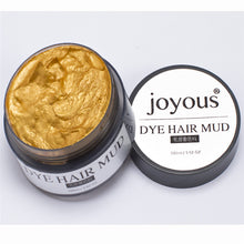 Joyous One-time Dye Hair Easy Remover Hair Coloring Spray DIY Temporary Mud Cream Men's Hair Dye For Men J4U66