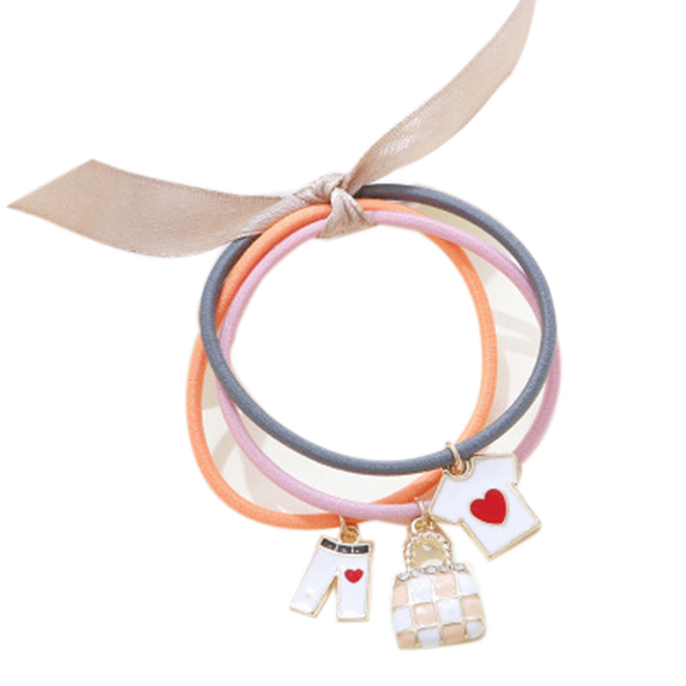 Fruit Holster Hair Rope Elastic Hairband Lady Hair Accessories For Girls J4U66
