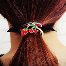 Fruit Holster Hair Rope Elastic Hairband Lady Hair Accessories For Girls J4U66