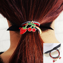 Fruit Holster Hair Rope Elastic Hairband Lady Hair Accessories For Girls J4U66