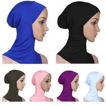Full Cover Inner Muslim Cotton Hijab Cap Islamic Head Wear Hat  J4U66