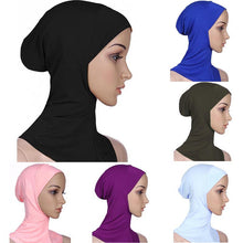 Full Cover Inner Muslim Cotton Hijab Cap Islamic Head Wear Hat  J4U66