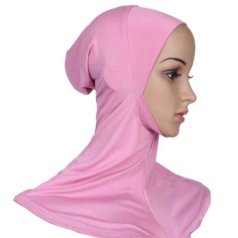 Full Cover Plain Hat Cap Headwear Inner Neck Chest Bonnet Hijab Underscarf New PY3 J4U66