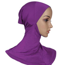 Full Cover Plain Hat Cap Headwear Inner Neck Chest Bonnet Hijab Underscarf New PY3 J4U66