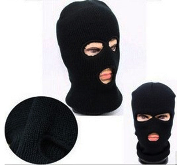 Full Face Ski Mask Army Three 3 Holes SWAT Balaclava Knitted Hat Snow Warm Beanie Stretch Cover Honorable Person CS Caps J4U66