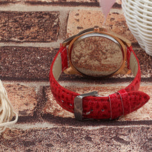 Brand Elegant Retro Design Leather Band Luxury Crystal Analog Quartz Clock Ladies Gift Rhinestone Watch Reloj For Girls J4U66