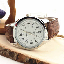 Brand Watches Elegant Analog Luxury Sports Leather Strap Quartz Mens Wrist Watch Quartz-Watch Womens Wrist Watch lady watches J4U66