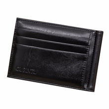 Luxury Business Fashion Men Leather Card Cash Receipt Holder Organizer Bifold Wallet Purse Card&ID Hold J4U66