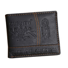 PU Leather Wallet Men Famous Brand Coin Purse Wallets Paris Leather With Coin Pocket Bifold Wallet Purse Cartera Hombre J4U66
