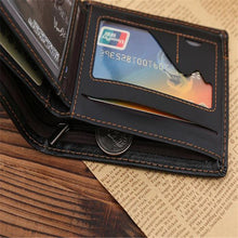 PU Leather Wallet Men Famous Brand Coin Purse Wallets Paris Leather With Coin Pocket Bifold Wallet Purse Cartera Hombre J4U66