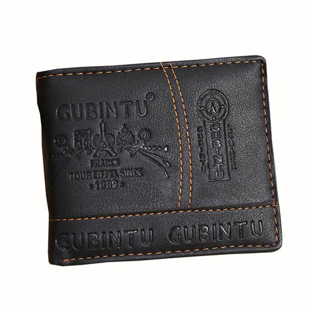 fashion men wallets famous brand black leather wallet design wallets with coin pocket purse card holder for men carteira J4U66