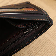 fashion men wallets famous brand black leather wallet design wallets with coin pocket purse card holder for men carteira J4U66