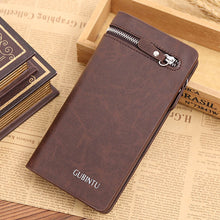 men wallets Luxury Retro mens walletleather purse card cash receipt holder organizer bifold Zipper wallet purse J4U66