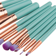 10pc Make Up Foundation Eyebrow Eyeliner Blush Cosmetic Concealer Brushes Professional Powder Brush Makeup Kit Set J4U66