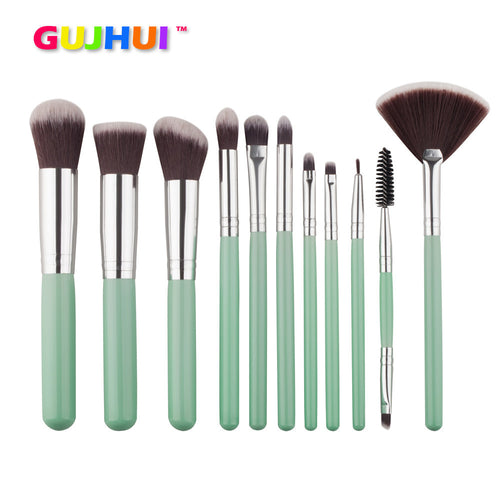 1 Make Up Foundation Eyebrow Eyeliner Blush Cosmetic Concealer Brushes Professional Foundation Powder Brush Kit Set J4U66