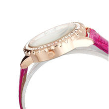 Brand Elegant Business Leather Band Analog Rhinestone Diamond Ladies dress quartz watch montre femme relogio feminino J4U66