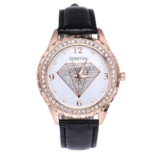 Brand Elegant Simpls Leather Band Alloy Analog Diamond imperial crown Ladies dress quartz watch montre femme relogio feminino J4U66
