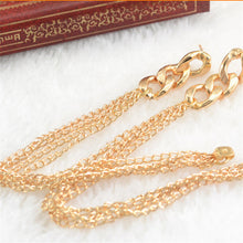 Gifts For Women Retro Women Long Chain Earrings Fancy Dress Golden Tassel Chain Earrings J4U66