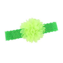 Girl Baby Ruffle Flower Lace Hairband Elastic Headband Baby BlackHair Band Headdress  J4U66