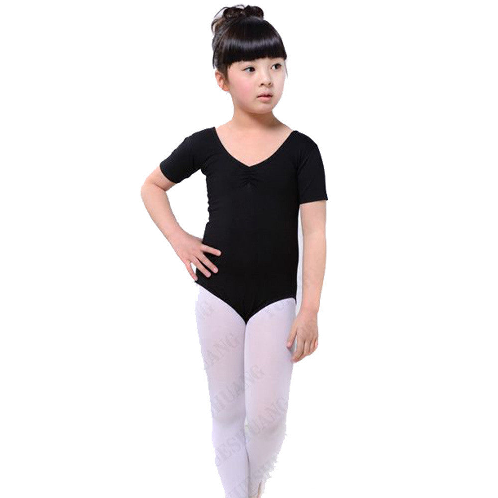 Girl Kids Ballet Dance Costumes Cotton Lycra Gymnastics Skating Clothes Leotards J4U66