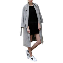 Girl Full Length Long Loose Trench Warm Military Coat Outwear J4U66