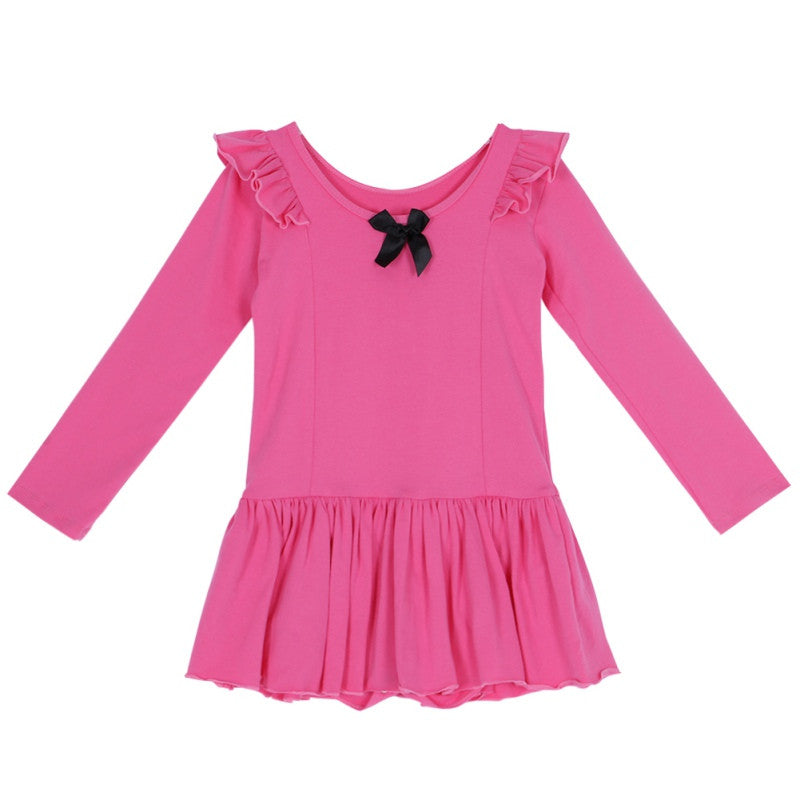 Girls 2-6 Years Kids Leotard Ballet Dance Dress Gymnastics Party Dancewear Costume 3 Colors J4U66