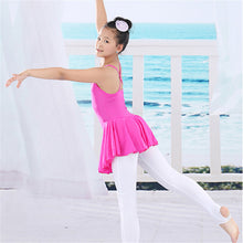 Girls Ballet Leotard Dance Gymnastics Dress Leotard Clothes Ruffled Skirts J4U66