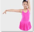 Girls Ballet Leotard Dance Gymnastics Dress Leotard Clothes Ruffled Skirts J4U66