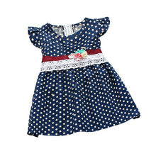 Girls Dress New Dot Print Baby Bohemian Beach Dresses Sleeveless Children's Clothing Kids Vestidos PY2 J4U66