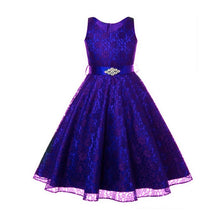 Girls Party Dress Kids Elegant Ceremonies Wedding Birthday Dresses Lace Prom Gowns PY2 J4U66