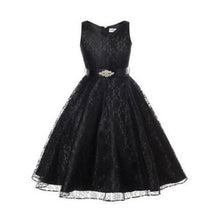 Girls Party Dress Kids Elegant Ceremonies Wedding Birthday Dresses Lace Prom Gowns PY2 J4U66