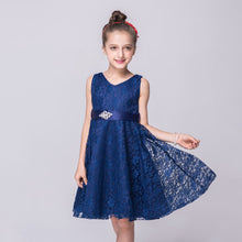 Girls Party Dress Kids Elegant Ceremonies Wedding Birthday Dresses Lace Prom Gowns PY2 J4U66