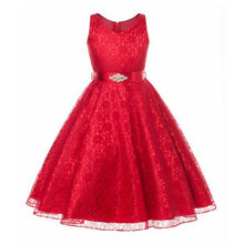Girls Party Dress Kids Elegant Ceremonies Wedding Birthday Dresses Lace Prom Gowns PY2 J4U66