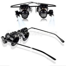 Glass Loupe Lens Eye Jeweler Watch Repair 20X Magnifier Magnifying LED Light Jewelry Tools Equipments For Sale J4U66