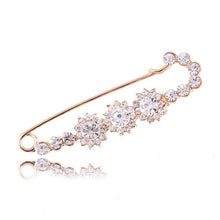 Gold Silver Plated Crystal Brooches Cute Animal Swan Style Women Lovely Brooch S  J4U66