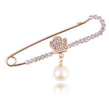 Gold Silver Plated Crystal Brooches Cute Animal Swan Style Women Lovely Brooch S  J4U66