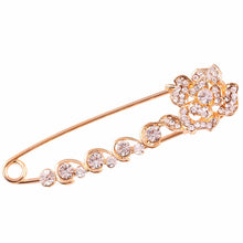 Gold Silver Plated Crystal Brooches Cute Animal Swan Style Women Lovely Brooch S  J4U66