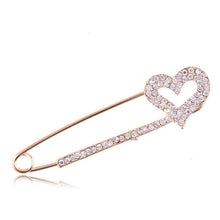 Gold Silver Plated Crystal Brooches Cute Animal Swan Style Women Lovely Brooch S  J4U66