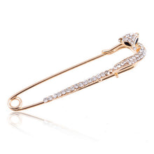 Gold Silver Plated Crystal Brooches Cute Animal Swan Style Women Lovely Brooch S  J4U66