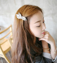 Gold Sliver For Women Jewelry  Side Clips Leaf Hair Pins European Trendy Alloy Leaves Hairpins Hair Accessories J4U66