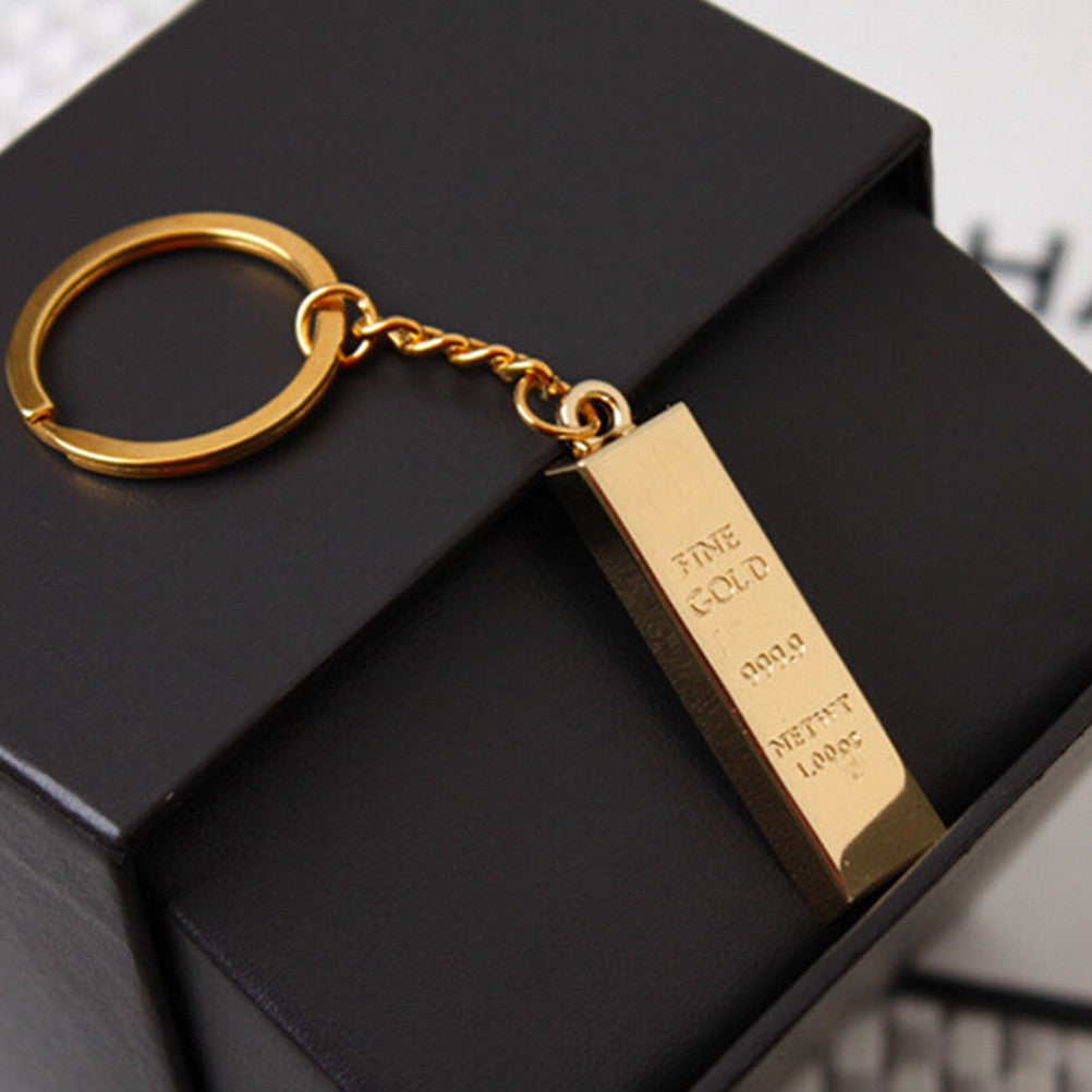 Gold key chain golden keychains keyrings women handbag charms pendant metal key finder luxury man car key rings accessory J4U66