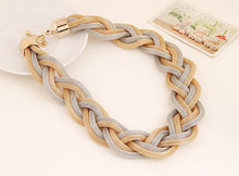 Golden And Black Short Necklace Zinc Alloy Costume Accessory Choker Necklace J4U66